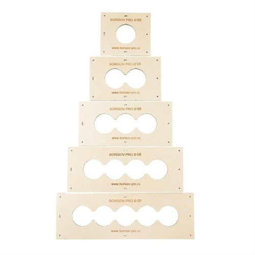 картинка Комплект шаблонов для подрозетников диаметром 68 мм от магазина Интерком-НН