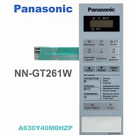 картинка Panasonic A630Y40M0HZP Сенсорная панель на русском для СВЧ (микроволновой печи) NN-GT261W ZPE от магазина Интерком-НН