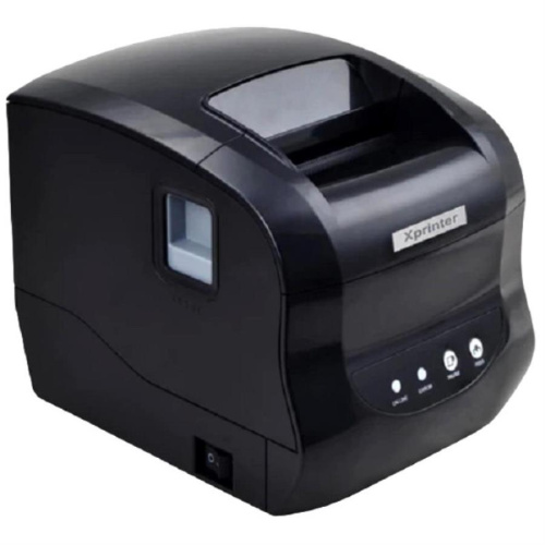 картинка Xprinter XP-365B-BU USB термопринтер этикеток, для термобумаги шириной 20-80 мм, чёрный от магазина Интерком-НН