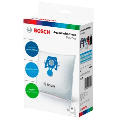 изображение Bosch 17003070 (BBZWD4BAG) мешок-пылесборник (4 шт) для пылесоса AquaWash&Clean магазин Компании Интерком-НН картинка Bosch 17003070 (BBZWD4BAG) мешок-пылесборник (4 шт) для пылесоса AquaWash&Clean от магазина Интерком-НН