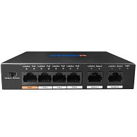 картинка TR-NS1006-60-4PoE Неуправляемый коммутатор TRASSIR от магазина Интерком-НН