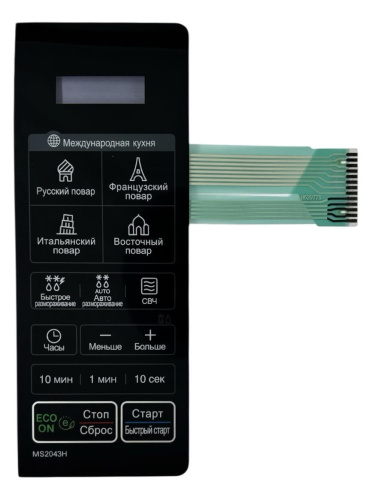 картинка LG MFM62977503 Сенсорная панель управления СВЧ MS2043H черный от магазина Интерком-НН