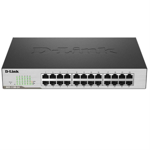 изображение Настраиваемый коммутатор EasySmart с 24 портами 10/100/1000Base-T DGS-1100-24/B1A D-Link магазин Компании Интерком-НН картинка Коммутатор DGS-1100-24/B1A D-Link EasySmart с 24 портами 10/100/1000Base-T D-Link от магазина Интерком-НН