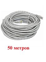 картинка Патч-корд UTP cat. 5e 50м (серый) неэкранированный, литой коннектор от магазина Интерком-НН