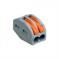 картинка Клемма 222-412 многоразовая, универсальная, 2-проводная (0,08-2,5 (4) мм2) Netko от магазина Интерком-НН