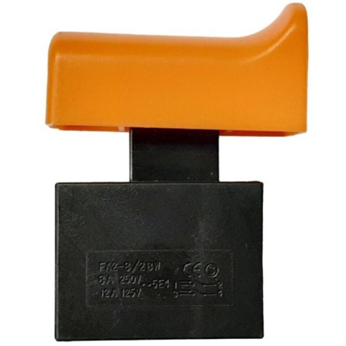 картинка Выключатель FA2-8/2BW (266) без фиксатора 8A, 250V для китайского перфоратора 400Вт от магазина Интерком-НН