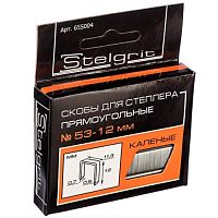 картинка Stelgrit 655004  Скобы для мебельного степлера каленые тип53 12x0,7 мм (1000 шт) от магазина Интерком-НН