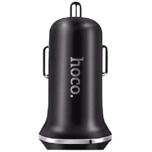 картинка Hoco Z1 автомобильное зарядное устройство с 2 USB выходами (2100mAh), черный для iPhone 5/6/6Plus/7 от магазина Интерком-НН фото 2