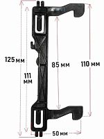 картинка Samsung DE64-02355A замок (защелка, крючок) двери для СВЧ (микроволновой печи) GE711KR/BWT  от магазина Интерком-НН