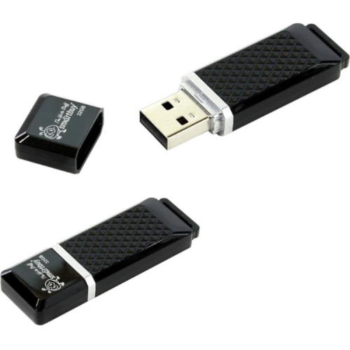 изображение Память USB 32Gb Smart Buy Quartz черный 2.0 (SB32GBQZ-K) магазин Компании Интерком-НН картинка Память USB 32Gb Smart Buy Quartz черный 2.0 (SB32GBQZ-K) от магазина Интерком-НН