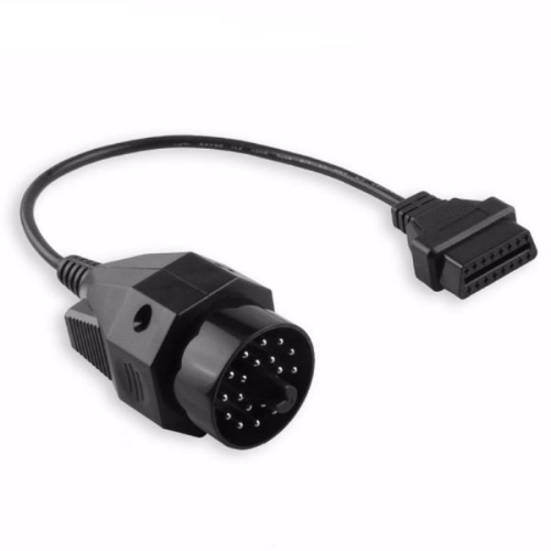изображение Кабель-переходник диагностического разъема BMW 20pin на OBDII 16pin для грузовых автомобилей магазин Компании Интерком-НН картинка Кабель-переходник диагностического разъема BMW 20pin на OBDII 16pin для автомобиля от магазина Интерком-НН