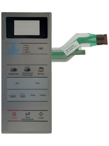 картинка Samsung DE34-00366K сенсорная панель управления для микроволновой печи (СВЧ) ME73AR-S серебристый от магазина Интерком-НН