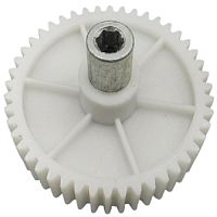 картинка Шестерня большая с валом (вариант №2) D=82/16мм, H=60мм, 46 прямых зубьев для мясорубки Moulinex от магазина Интерком-НН