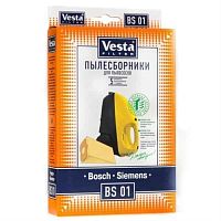 картинка Vesta filter BS01 комплект мешков-пылесборников бумажных (5шт+1 фильтр) для пылесоса Bosch, Siemens от магазина Интерком-НН