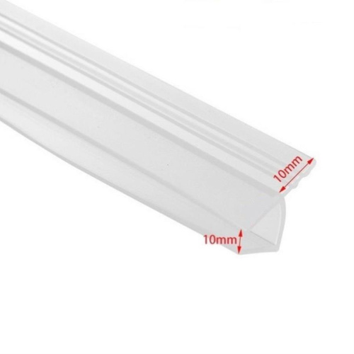 картинка Силиконовый уплотнительный h-образный профиль для стекла 10мм от магазина Интерком-НН