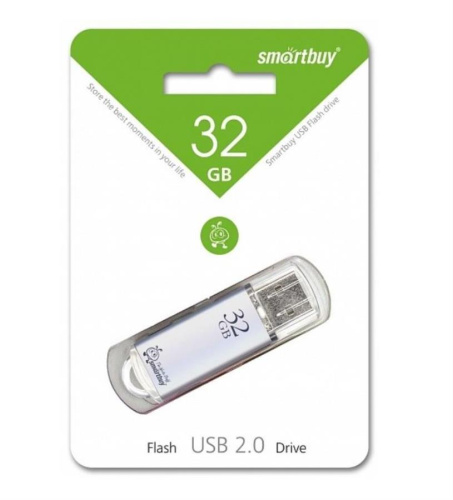 картинка Память USB 32Gb Smart Buy V-Cut серебро 2.0 (SB32GBVC-S) от магазина Интерком-НН