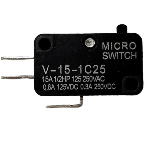 изображение Микропереключатель 3-х контактный V-15-1C25 250V 15A для микроволновой печи (СВЧ) магазин Компании Интерком-НН картинка Микропереключатель 3-х контактный V-15-1C25 250V 15A для микроволновой печи (СВЧ) от магазина Интерком-НН