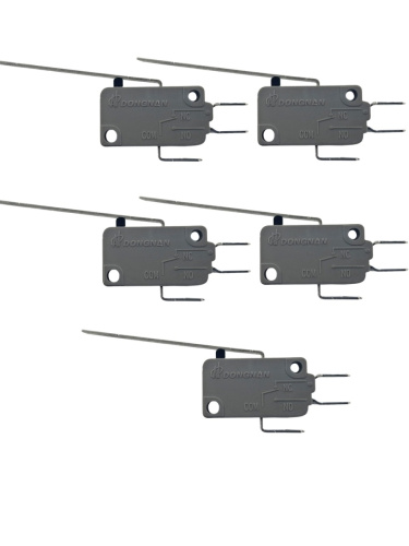 картинка Микропереключатель 5 шт. Dongnan KW3A-16Z2-A200 3-х контактный 16(4)A 250V с рычагом 51мм от магазина Интерком-НН фото 2
