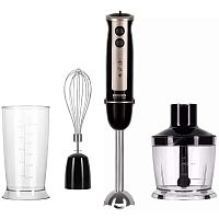 картинка Red Solution RHB-2948 блендер погружной 1200Вт, регулировка оборотов, режим турбо, черный/шампань  от магазина Интерком-НН