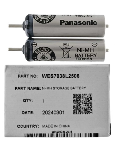 картинка Panasonic WES7024L2508 (WES7026L2508 ) два аккумулятора для электробритв ES7024, ES7025, ES7027 от магазина Интерком-НН фото 2