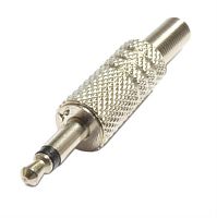картинка Штекер 6-0006 металлический Jack 3.5мм моно от магазина Интерком-НН