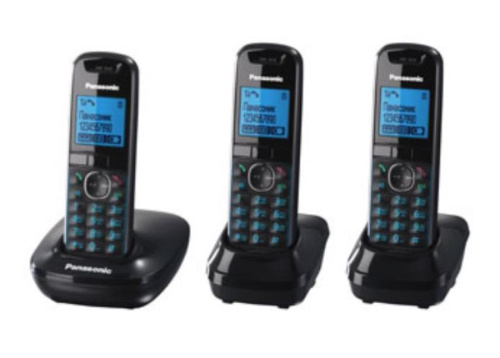 картинка Panasonic KX-TG5513RUB - Беспроводной телефон DECT (радиотелефон) , цвет: черный  от магазина Интерком-НН