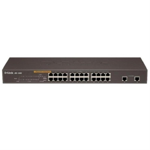изображение Неуправляемый коммутатор с 24 портами 10/100Base-TX и 2 портами 10/100/1000Base-T D-Link DES-1026G БУ магазин Компании Интерком-НН картинка D-Link DES-1026G БУ Неуправляемый коммутатор с 24 портами 10/100Base-TX и 2 портами 10/100/1000 от магазина Интерком-НН