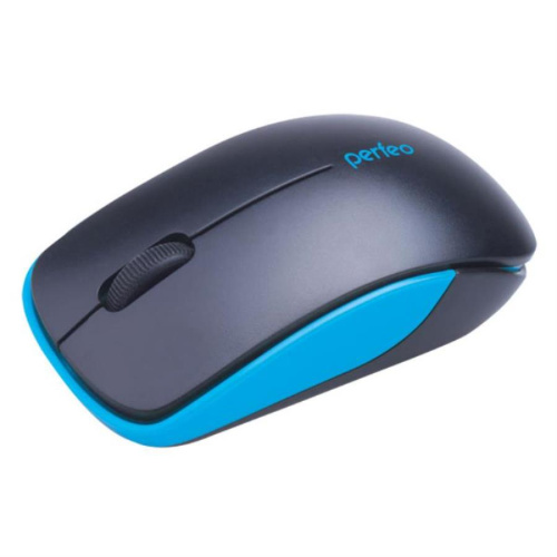 картинка Perfeo PF-763-WOP-B/BL Мышь беспроводная ASSORTY PF_4610 (черно-синяя)  от магазина Интерком-НН