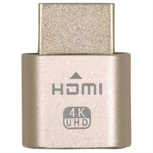 изображение Эмулятор монитора (виртуальный дисплей) HDMI 4K (золотистый) магазин Компании Интерком-НН картинка Эмулятор монитора (виртуальный дисплей) HDMI 4K (золотистый) от магазина Интерком-НН