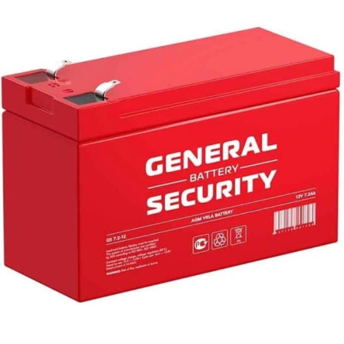 изображение Аккумуляторная батарея GENERAL SECURITY GS 7.2-12 необслуживаемая 12В, 7А/ч магазин Компании Интерком-НН картинка GENERAL SECURITY GS 7.2-12 Аккумуляторная батарея необслуживаемая 12В, 7А/ч от магазина Интерком-НН
