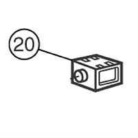 картинка Panasonic CWA43C2005 Катушка четырехходового клапана внешнего блока кондиционера CU-A18CTP5, A24CTP5 от магазина Интерком-НН