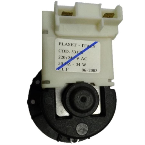 картинка Plaset 53176 (C00108264) Мотор сливного насоса стиральной машины Ariston 34w, 3 винта клеммы сзади  от магазина Интерком-НН фото 2