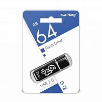 картинка Память USB 64Gb Smart Buy Glossy черный 2.0 (SB64GBGS-K) от магазина Интерком-НН