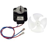картинка Мотор вентилятора F61-10G 12Вт с крыльчаткой для холодильника Ariston, Siemens, Whirlpool, Stinol от магазина Интерком-НН