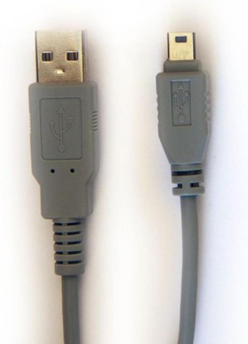картинка Кабель USB 2.0 AM/miniB 5pin 3.0м серый (пакет) K-630 от магазина Интерком-НН фото 2