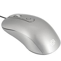 картинка Oklick 155M Мышь проводная USB, серебристая от магазина Интерком-НН