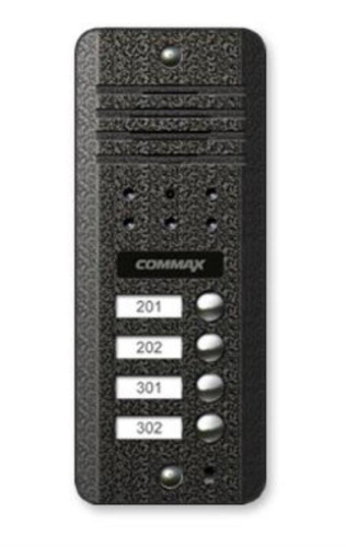 картинка Commax DRC-4DC Вызывная панель цветная камера 4 абонента от магазина Интерком-НН