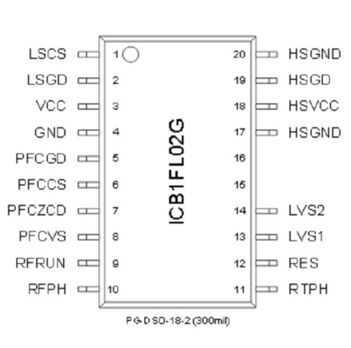 картинка ICB1FL02GXUMA1, Контроллер балласта лампы [PDSO-18] от магазина Интерком-НН фото 2