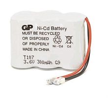 картинка Аккумулятор GP-T107 (KX-A36A, HHR-Р301, P-P301) никель-кадмиевый, 300mAh, 3.6 V от магазина Интерком-НН
