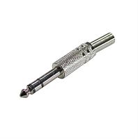 картинка Штекер 6-0035 металлический Jack 6.35мм моно от магазина Интерком-НН