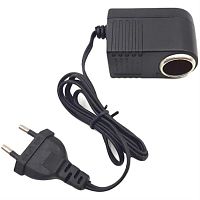 картинка Сетевой переходник к АЗУ с 220V на 12V (со шнуром) от магазина Интерком-НН