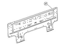 картинка Panasonic CWH361067 Установочная пластина внутреннего блока кондиционера CS-A7DKD, A9DKD, A12DKD от магазина Интерком-НН
