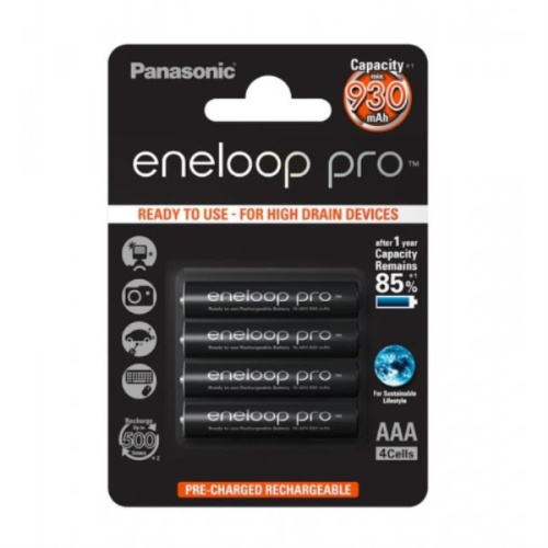 картинка Panasonic eneloop pro BK-4HCDE/4BE Аккумулятор 930mAh AAA BL4 от магазина Интерком-НН