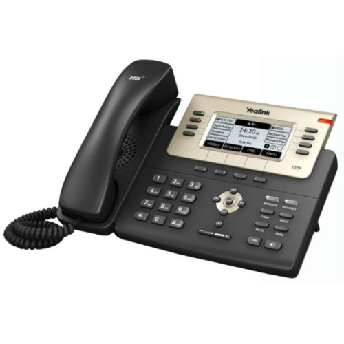 изображение SIP-телефон Yealink SIP-T27P , 3 линии, BLF, PoE магазин Компании Интерком-НН картинка Yealink SIP-T27P SIP-телефон, 3 линии, BLF, PoE от магазина Интерком-НН