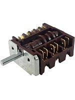 картинка Переключатель 46.25866.560 режимов духовки 5 позиций для плиты Whirlpool, Indesit, Ariston, Candy от магазина Интерком-НН