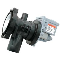 картинка Askoll C00044998 сливной насос (помпа) 30Вт 0,22А в сборе с улиткой для стиральной машины Indesit от магазина Интерком-НН