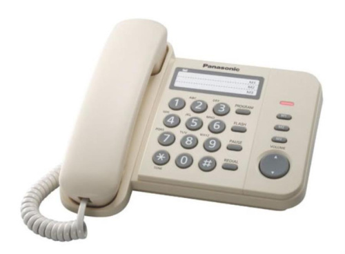 картинка Panasonic KX-TS2352RUJ проводной телефон, цвет бежевый от магазина Интерком-НН фото 2