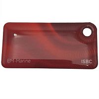 картинка ISBC RFID-брелок формата EM-Marine (125кГц), 25x51x3.8мм (красный) от магазина Интерком-НН