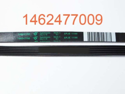 картинка 1462477009 Ремень приводной 1199 J5 1120 мм Hutchinson для стиральных машин Electrolux от магазина Интерком-НН