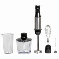 картинка JVC JK-HB5025 блендер погружной 1200Вт, регулировка скорости, черный/серебристый  от магазина Интерком-НН